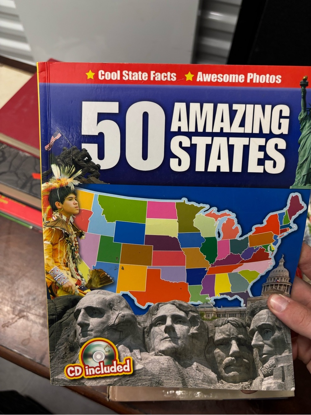 & Other Stories 50 Amazing States Hardcover - Blue, Red, Multicolor
